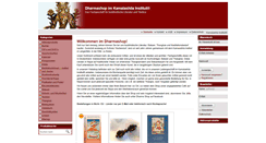 Desktop Screenshot of dharmashop.de