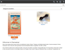 Tablet Screenshot of dharmashop.de